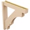 Ekena Millwork 6-in W x 32-in D x 36-in H Balboa Block Rough Cedar Woodgrain TimberThane Outlooker, Primed Tan OUTUR060X32X36BOA44RCPR - alternate 4